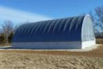 42'Wx48'Lx21'3"H wall mount fabric structure